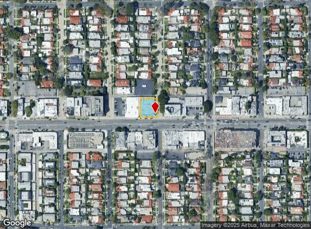  8151 Beverly Blvd, Los Angeles, CA Parcel Map