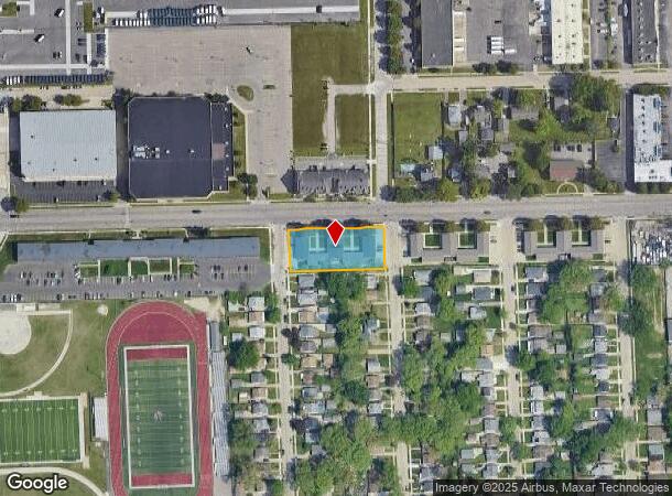 1640 E Woodward Heights Blvd, Hazel Park, MI Parcel Map