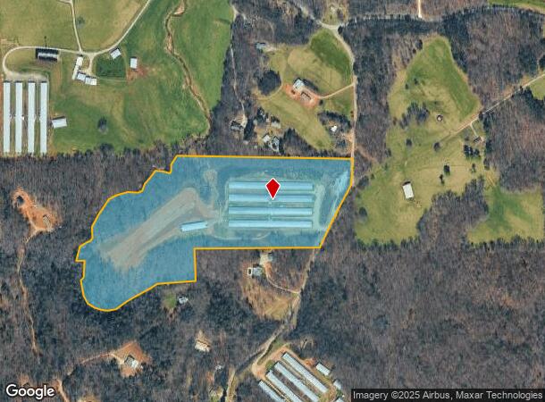  1225 Cleve Wright Rd, Dawsonville, GA Parcel Map