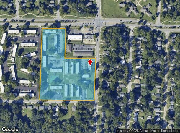 1312 W Normal St, Springfield, MO Parcel Map