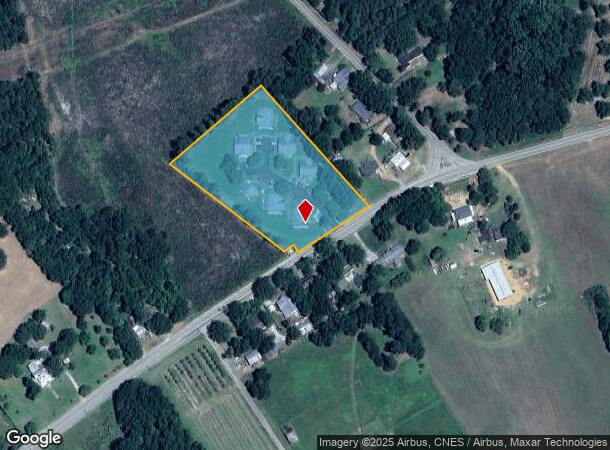  1202 Calhoun St, Johnston, SC Parcel Map