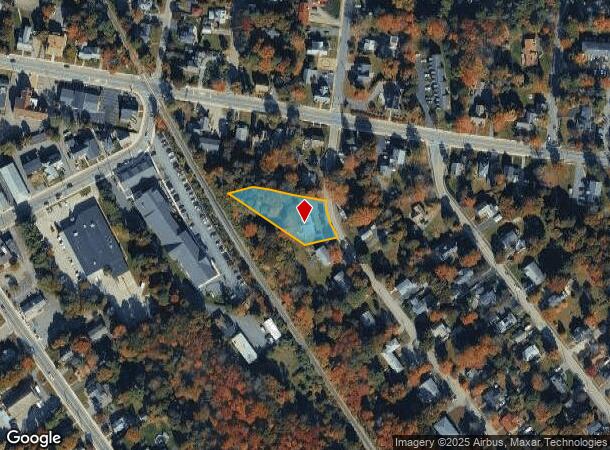  7 Sherman St, Foxboro, MA Parcel Map