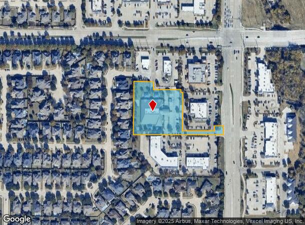  11605 Custer Rd, Frisco, TX Parcel Map