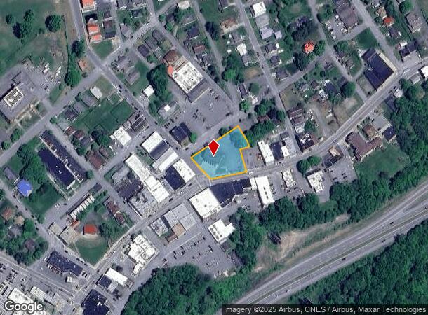 Main Central, Oak Hill, WV Parcel Map