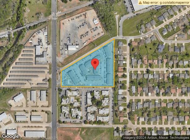  1250 N Air Depot Blvd, Midwest City, OK Parcel Map