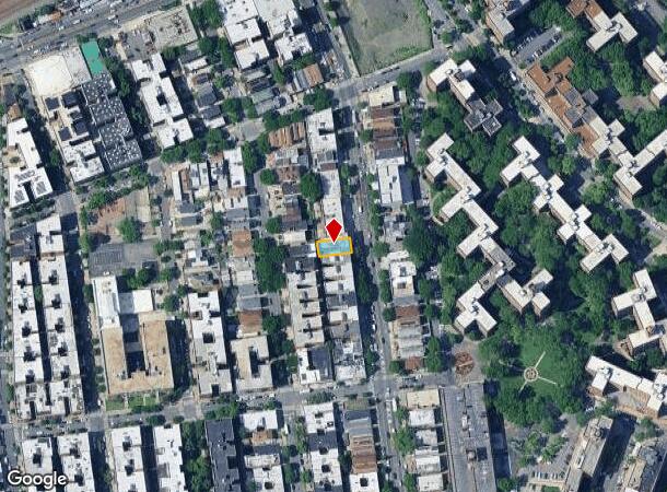  1541 White Plains Rd, Bronx, NY Parcel Map