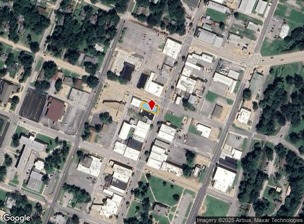  133 N Muskogee Ave, Tahlequah, OK Parcel Map