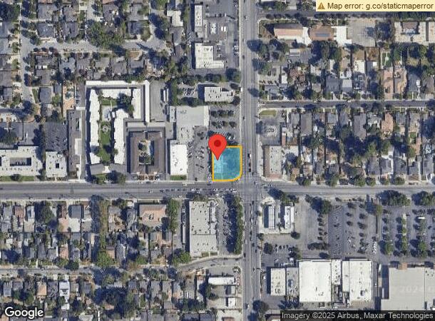  1597 Meridian Ave, San Jose, CA Parcel Map