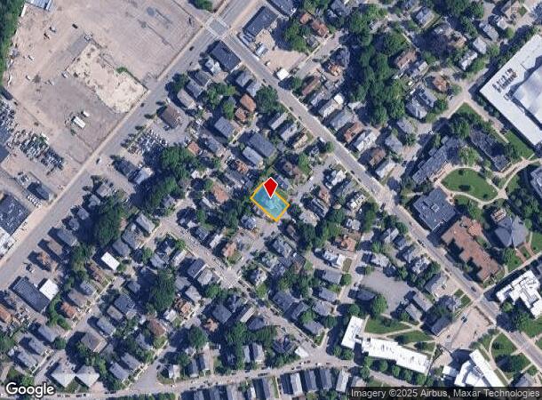  6 Woodbine St, Worcester, MA Parcel Map