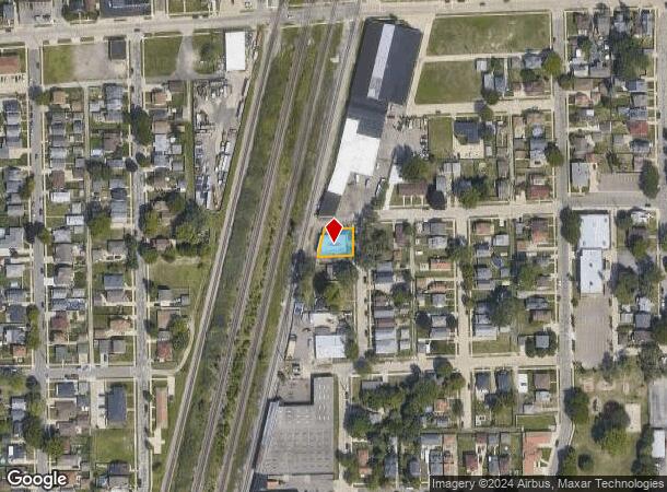  1110 Mckinley St, Wyandotte, MI Parcel Map