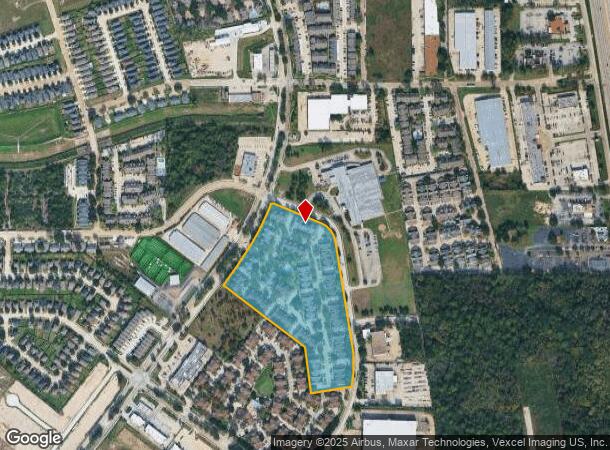 15100 Ella Blvd, Houston, TX Parcel Map
