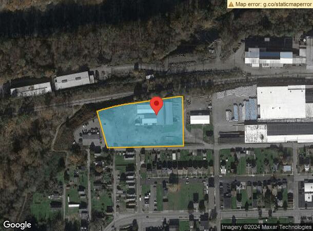  1210 Factory Ave, Ellwood City, PA Parcel Map