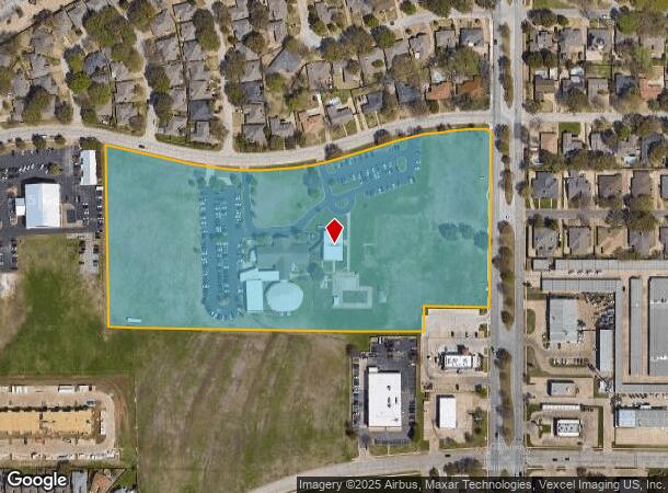 7100 S Hulen St, Fort Worth, TX Parcel Map