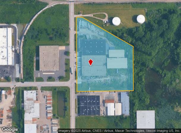 1149 Central Ave, Monee, IL Parcel Map
