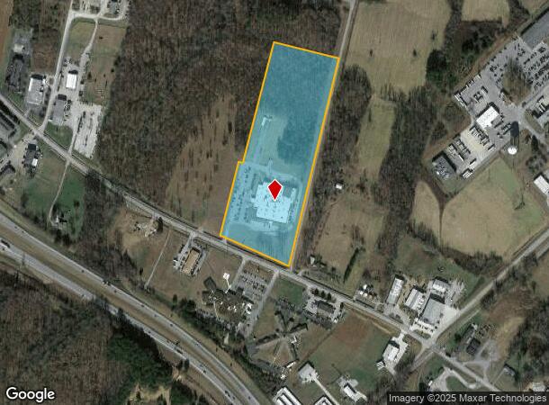  482 Interstate Dr, Manchester, TN Parcel Map