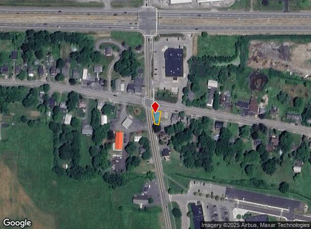  1542 Ridge Rd, Ontario, NY Parcel Map