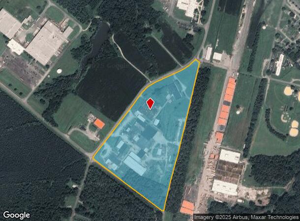  1076 Airport Rd, Tappahannock, VA Parcel Map