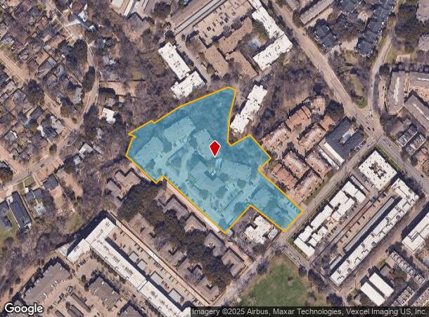 2929 Kings Rd, Dallas, TX Parcel Map