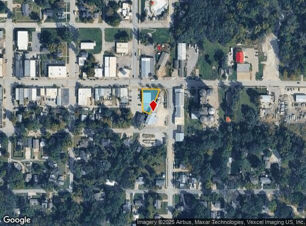  704 E 4Th St, Tonganoxie, KS Parcel Map