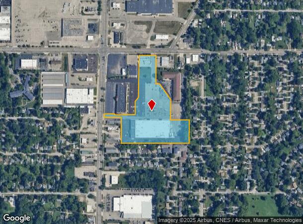  921 W Holmes Rd, Lansing, MI Parcel Map