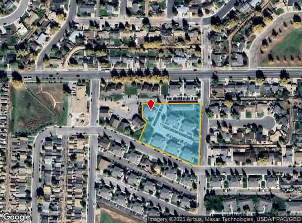 1454 N 21St St, Laramie, WY Parcel Map