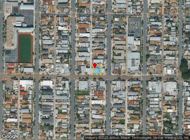  3628 University Ave, San Diego, CA Parcel Map