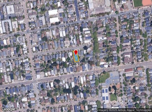 1640 Julia St, Berkeley, CA Parcel Map