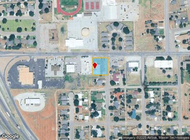 1505 W Division St, Slaton, TX Parcel Map