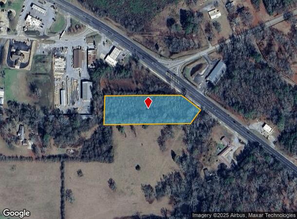 1494 Sun Valley Rd, Harpersville, AL Parcel Map