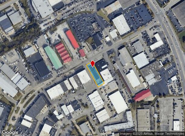  1202 Industry Rd, Lexington, KY Parcel Map