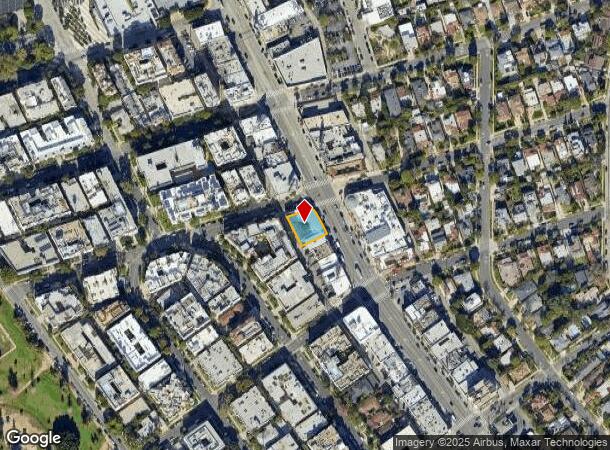  1351 Westwood Blvd, Los Angeles, CA Parcel Map