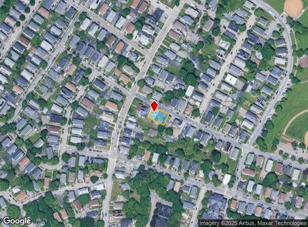  2 Ames St, Worcester, MA Parcel Map