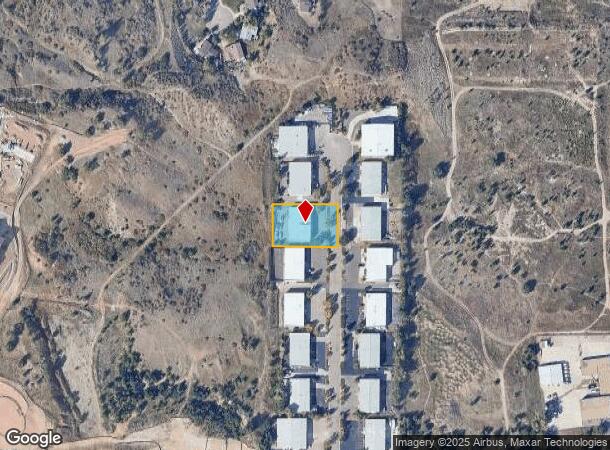 3410 Fillmore Ridge Hts, Colorado Springs, CO Parcel Map