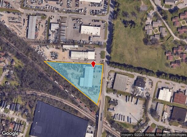 1333 Foster Ave, Nashville, TN Parcel Map