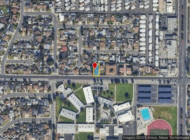  1033 W Cypress St, Covina, CA Parcel Map