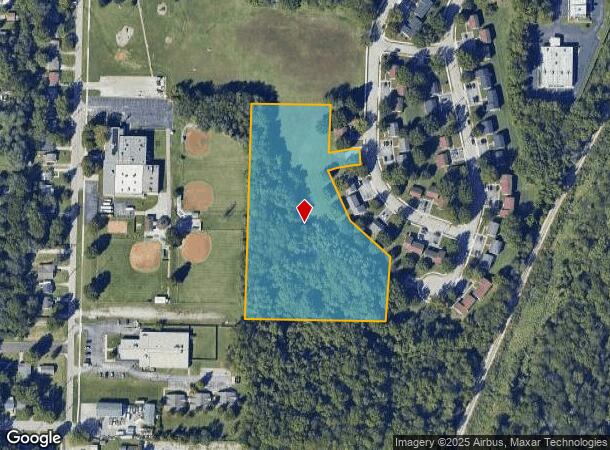  S Lafontaine Ave, Springfield, MO Parcel Map