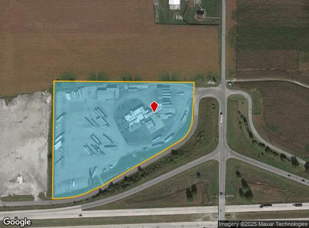  1409 S County Road 850 E, Greensburg, IN Parcel Map