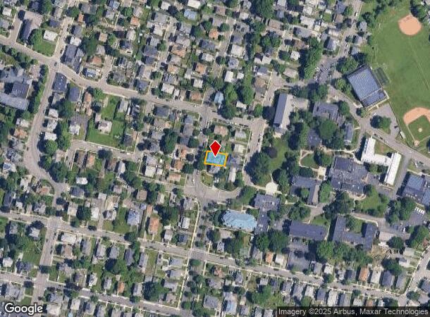 11 W Elm Ave, Quincy, MA Parcel Map