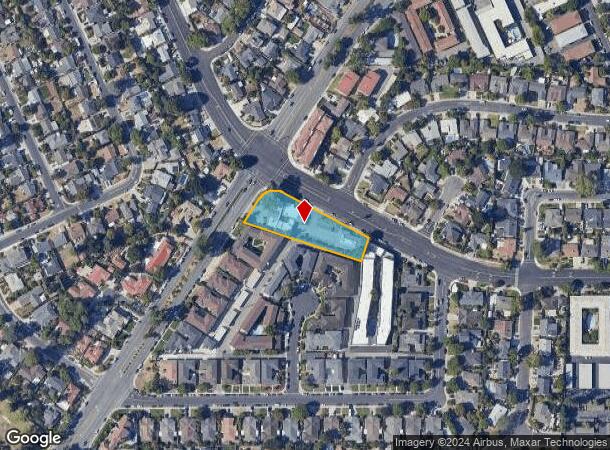  2790 Newhall St, Santa Clara, CA Parcel Map