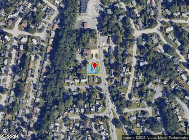  1055 Oaklawn Ave, Cranston, RI Parcel Map