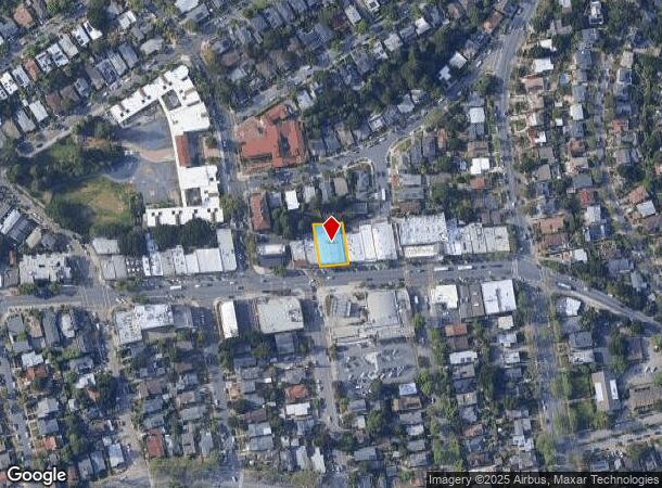  1831 Solano Ave, Berkeley, CA Parcel Map