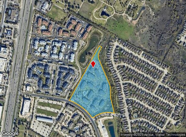 14233 The Lakes Blvd, Austin, TX Parcel Map