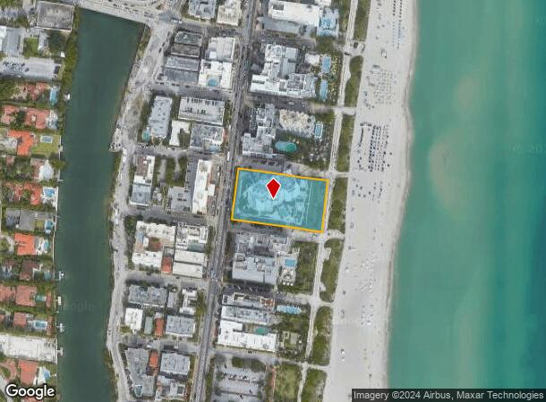  3801 Collins Ave, Miami Beach, FL Parcel Map