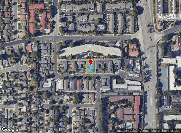  3701 Peacock Ct, Santa Clara, CA Parcel Map