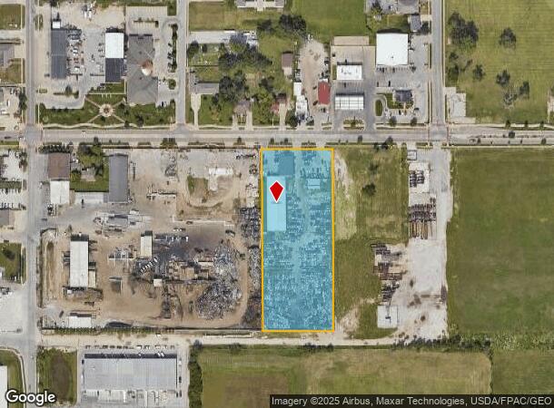 1103 Locust St, Carter Lake, IA Parcel Map