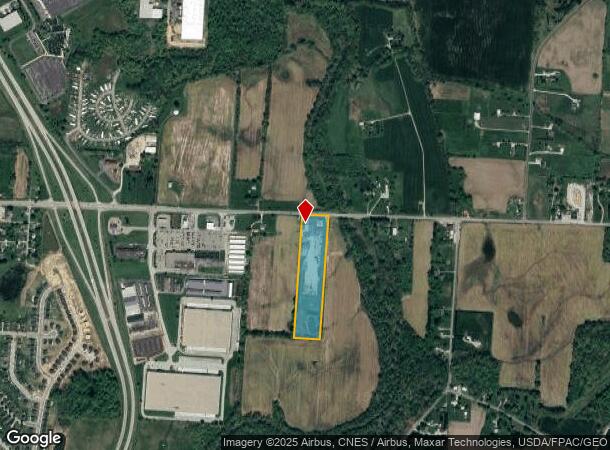  3570 National Rd Sw, Hebron, OH Parcel Map