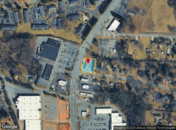  2614 N Center St, Hickory, NC Parcel Map