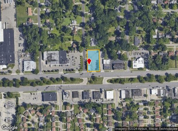  18680 W 8 Mile Rd, Southfield, MI Parcel Map