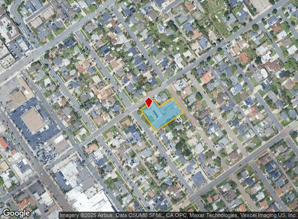 1702 S Ditmar St, Oceanside, CA Parcel Map