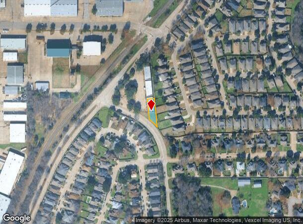  1110 Santa Fe Trl, Duncanville, TX Parcel Map